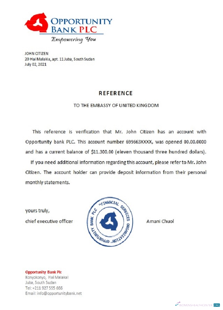 Download South Sudan Opportunity bank reference Photoshop template